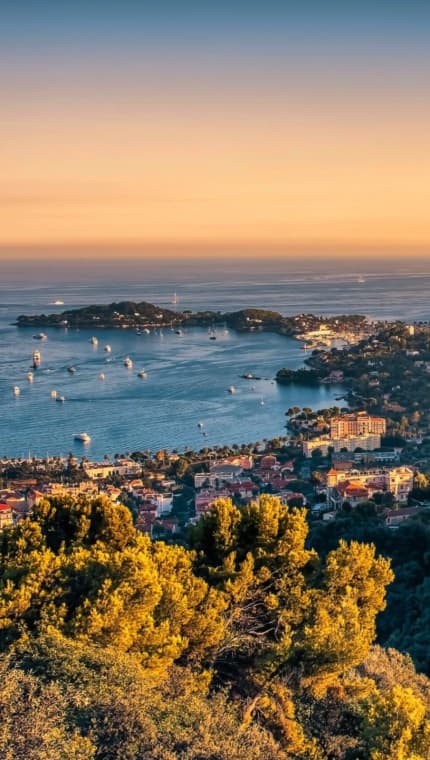 Monaco To Monaco Itinerary coastline aerial view - luxury yacht charter