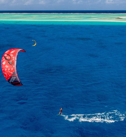 Marketing Manager Nick Rickert Kitesurfing