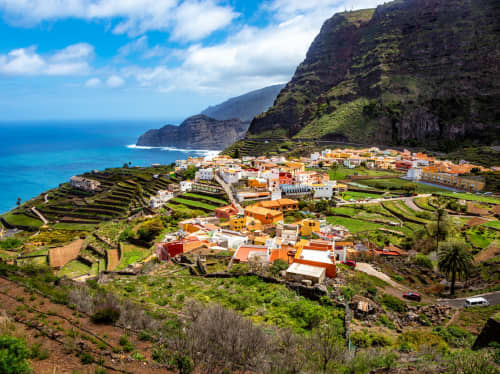 Spain coastal landmark - luxury yacht charter