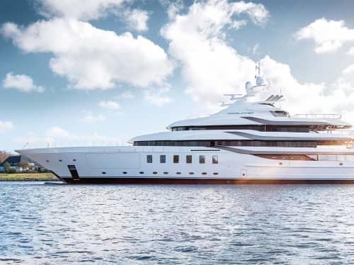 Luxury megayacht MADSUMMER 95m Lurssen under construction by Moran Yachts
