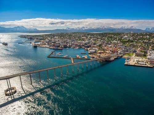 Northern Europe coastal skyline - luxury yacht charter