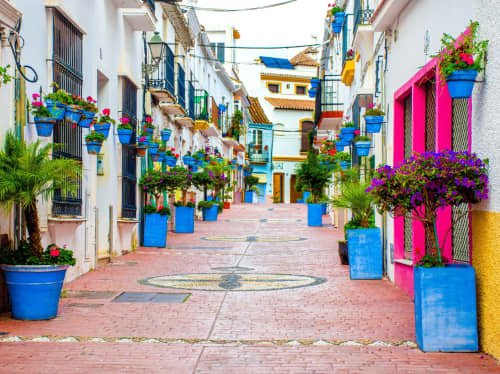 Spain coastal landmark - luxury yacht charter