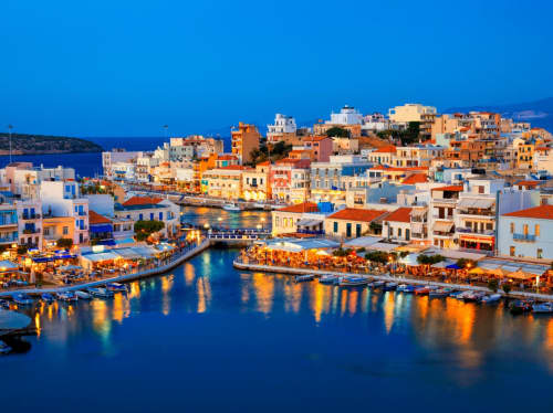 Greece harbor marina - luxury yacht charter