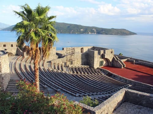 Montenegro coastal landmark - luxury yacht charter