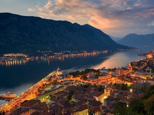 Mediterranean coastal skyline - luxury yacht charter
