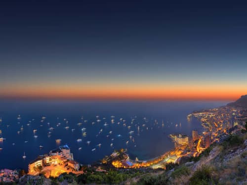 St Tropez coastal skyline - luxury yacht charter