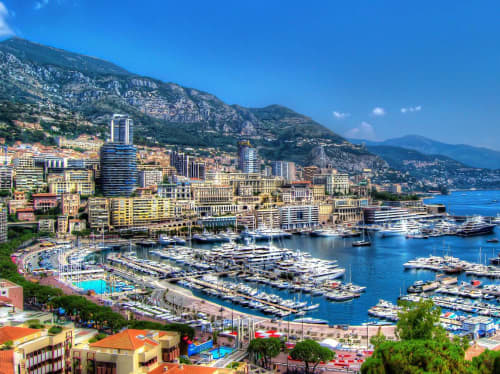 Monaco To Monaco Itinerary coastal skyline - luxury yacht charter