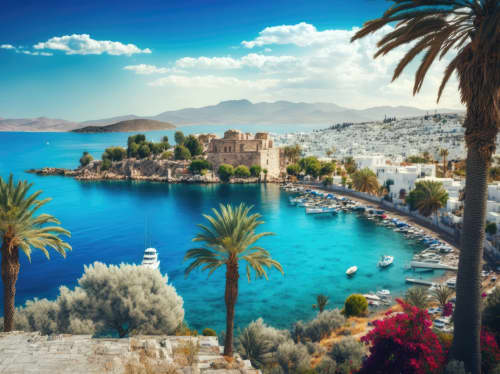 Turkey coastal landmark - luxury yacht charter