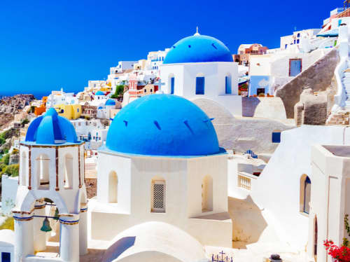 Mediterranean coastal skyline - luxury yacht charter