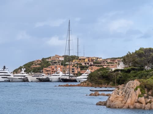 Sardinia coastal skyline - luxury yacht charter
