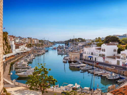 The Balearics harbor marina - luxury yacht charter