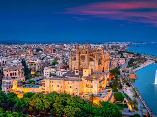 The Balearics coastal skyline - luxury yacht charter