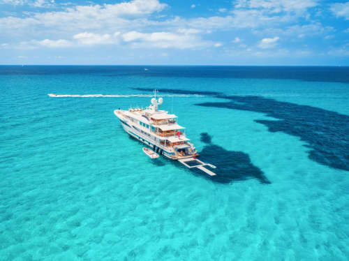 The Balearics seascape - luxury yacht charter