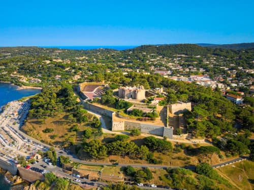 St Tropez coastal landmark - luxury yacht charter