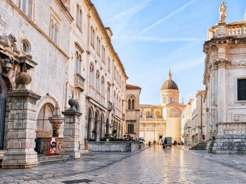 Croatia coastal landmark - luxury yacht charter