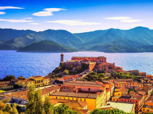Italy coastal landmark - luxury yacht charter