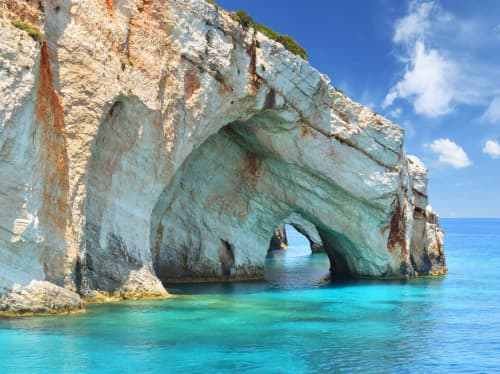 Ionian Islands coastal landmark - luxury yacht charter