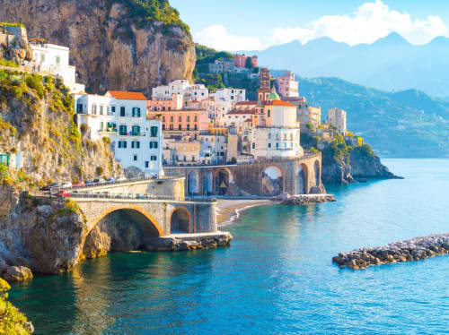 Italy coastal landmark - luxury yacht charter