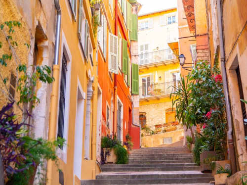 French Riviera coastal landmark - luxury yacht charter