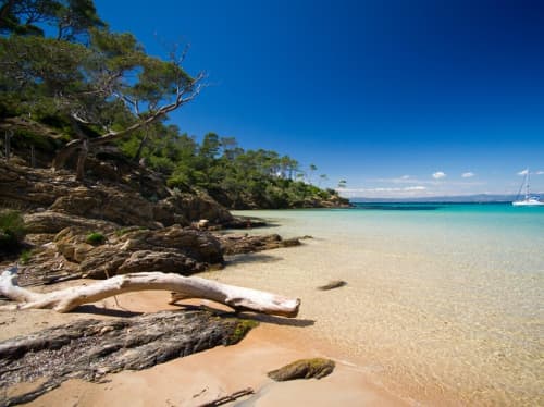 French Riviera beach - luxury yacht charter