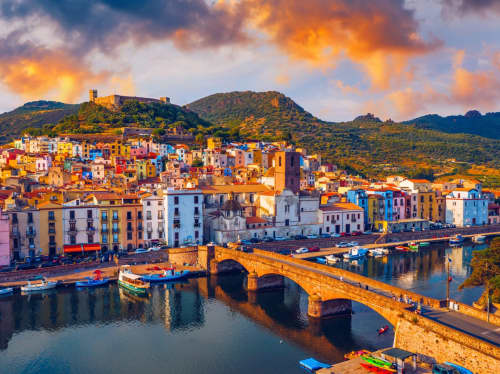 Sardinia coastal skyline - luxury yacht charter