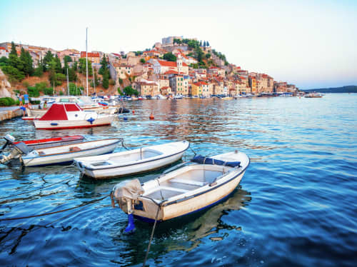 Croatia coastal skyline - luxury yacht charter