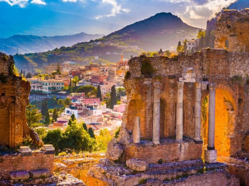Italy coastal landmark - luxury yacht charter