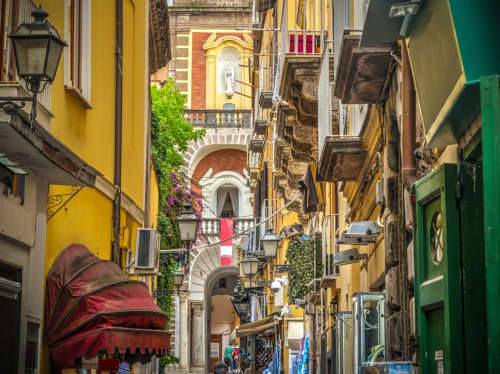 Italy coastal skyline - luxury yacht charter