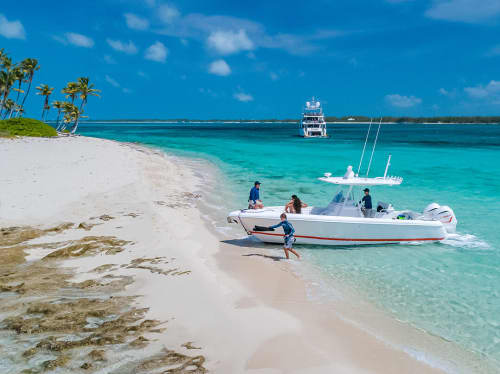 Bahamas beach - luxury yacht charter