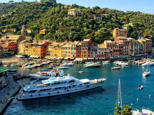 Western Mediterranean coastal skyline - luxury yacht charter