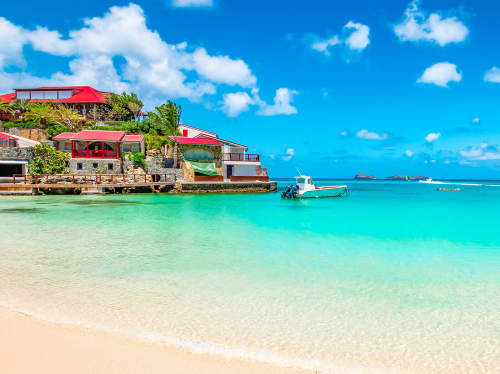 Caribbean beach - luxury yacht charter