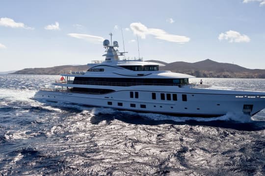 PLVS VLTRA 243ft Amels luxury superyacht - profile view