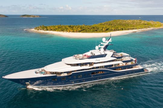 Charter Bookings Update: SOLANDGE – 279Ft (85m) Lurssen