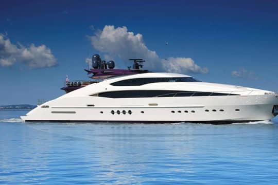 CLIFFORD II 150ft Palmer Johnson luxury motor yacht - profile view
