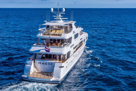 Now At Albany Marina, Bahamas: MAGIC – 130′ (40m) Northern Marine