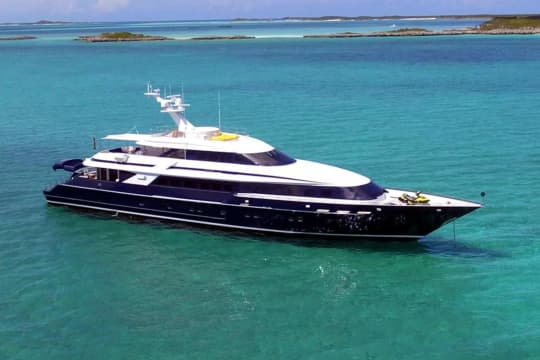 OCTOPUSSY 143ft Heesen Yachts luxury motor yacht - profile view