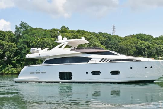 MONTRACHET 80ft Ferretti Yachts luxury motor yacht - profile view