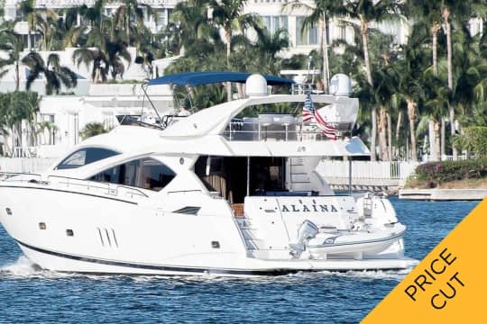 yachting news Alaina Sunseeker yacht for sale price rediced