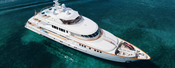 MYSTIC 151ft CMB Yachts luxury motor yacht - aerial view