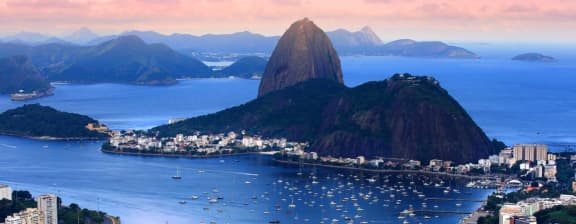 Luxury yacht charter destinations - island aerial view