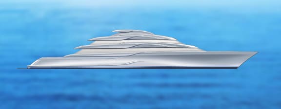 CC-SUMMER 312ft Lurssen luxury superyacht - profile view