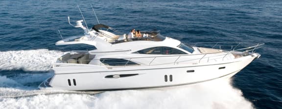 Beach - New CA! GLOW - 58Ft (18m) Pearl Motor Yachts, 2007