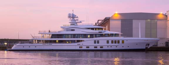Harbor marina - Rare Glimpse Of Amels 242 Project FREEFALL