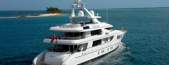 AMICA MEA 152ft Royal Hakvoort luxury motor yacht - profile view