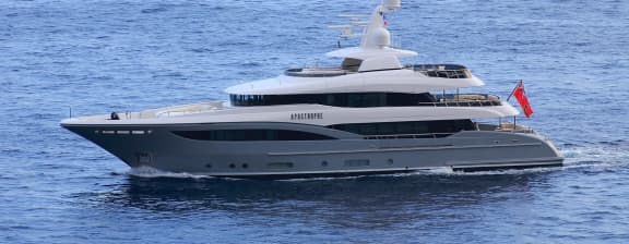 APOSTROPHE 130ft Royal Hakvoort luxury motor yacht - profile view