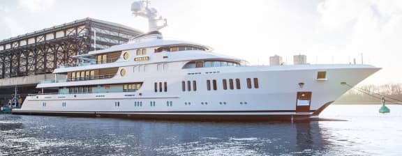 AURORA - 242' (74m) Lurssen Launched