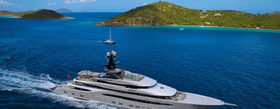 KISMET 312' (95m) Lurssen - Available for charter in the Bahamas & Caribbean