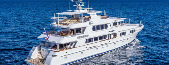 Location Update: MAGIC - 130Ft (40m) Northern Marine, 2004/2014