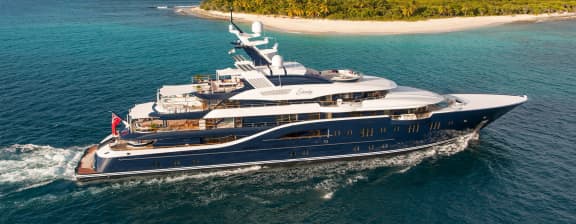 SOLANDGE Lurssen superyacht charter | Moran Yacht & Ship
