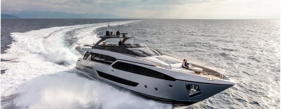 MEMORIES 94ft Riva luxury motor yacht - profile view